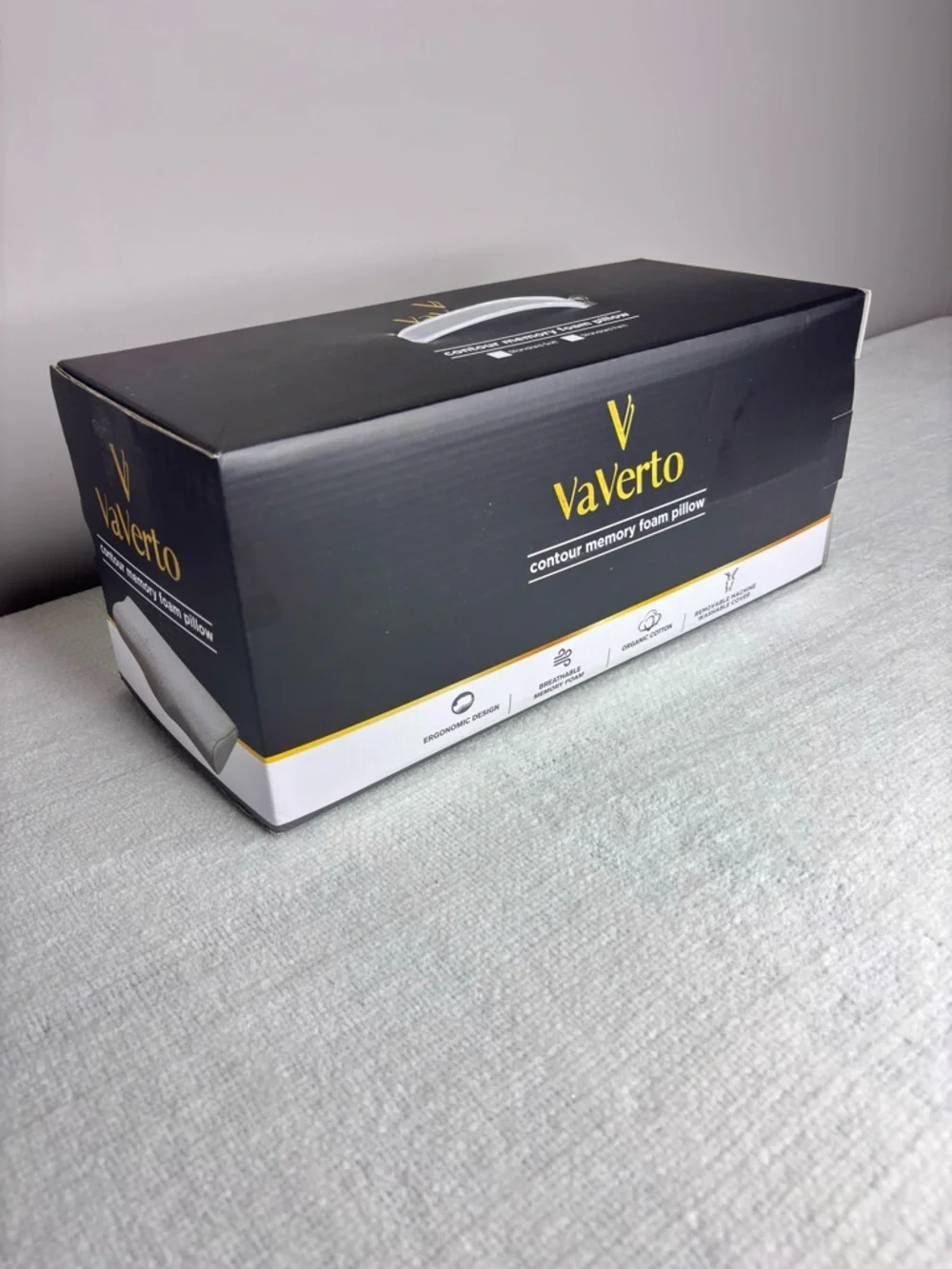 NIB Vaverto Contour Memory Foam Pillow‎ - Orthopedic Neck Support